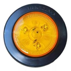 PLAFON 12V/24V 2.5" HULE AMBAR 3LEDS C/CONECTOR TRAKTOLAMP 8014A