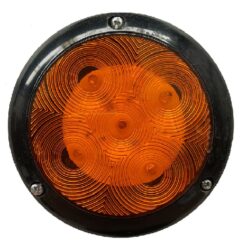PLAFON 12V REDONDO 4" ABS PLANO 5LED FIJO AMB LUNA