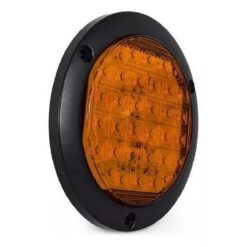 PLAFON 12V REDONDO 4" ABS PLANO 30LED FIJO AMB