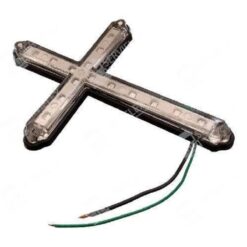 PLAFON CRUZ CON LUZ LED 12V VERDE