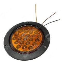 PLAFON 12V REDONDO 4" ABS 24LED 5HILERAS FIJO AMB