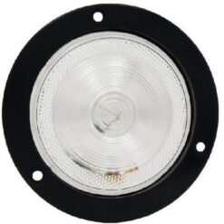 PLAFON 12V REDONDO 4" ABS FOCO SELLADO C/CONEC REFLEJANTE BLANCO TRAKTOLAMP