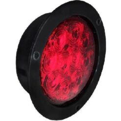 PLAFON 12V/24V REDONDO 4" ABS C/CONECTOR 10LED ROJO TRAKTOLAMP 8002