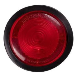 PLAFON 12V 4" HULE FOCO SELLADO C/CONEC REFLEJANTE ROJO RECORD