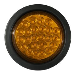PLAFON 12V REDONDO 4" HULE 24LED AMB
