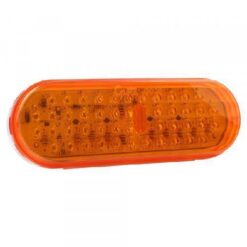 PLAFON 12V/24V OVALADO 6" AMBAR 48LED GROTE G6003