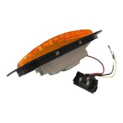 PLAFON OVAL 12V/24V ABS C/CON 10LED FIJO AMBAR TRAKTOLAMP 8045NA