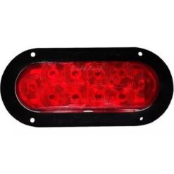 PLAFON OVAL 12V/24V ABS C/CON 10LED FIJO ROJO TRAKTOLAMP 8045