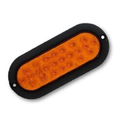 PLAFON 12V OVAL ABS 21LED ALTA/BAJA Y ESTROBO AMBAR