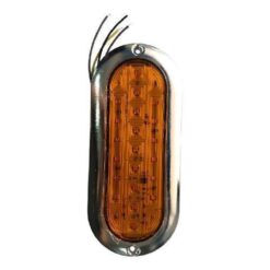 PLAFON 12V OVAL CROM 21LED ALTA/BAJA ESTROBO AMB