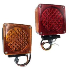 PLAFON 12V DIRECCIONAL CUADRADA GRANDE 84LED IZQUIERDA 1 O 2 TORNILLOS
