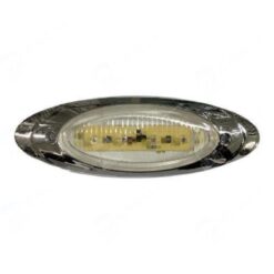 PLAFON 12V LATERAL CROM OJO DE GATO 4LED C/AMB
