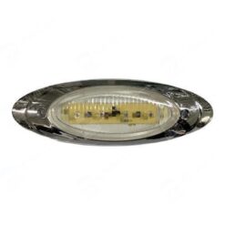 PLAFON 12V/24V LATERAL CROM OJO GATO 4LED C/AMB