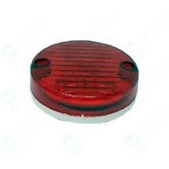 PLAFON 12V REDONDO 3" TORINO SUPERIOR 5LED ROJO RECORD