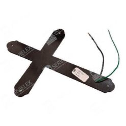 PLAFON CRUZ CON LUZ LED 24V AZUL