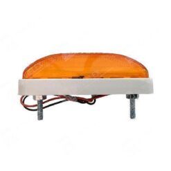 PLAFON 12V/24V LATERAL KENWORTH BASE BLANCA 5LED FIJO AMBAR TROGRIM