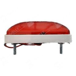 PLAFON 12V/24V LATERAL KENWORTH BASE BLANCA 5LED FIJO ROJO TROGRIM