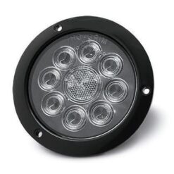 PLAFON 12V/24V 4" REDONDO ABS 8LED FIJO BLANCO TROGRIM PL-243BN-12-B