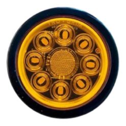 PLAFON 12V/24V 4" HULE 8LED FIJO AMB
