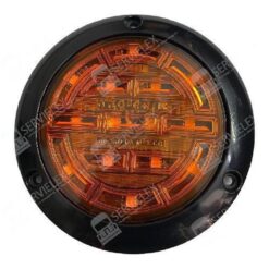 PLAFON 12V 4" ABS PLANO 14LED FIJO AMB
