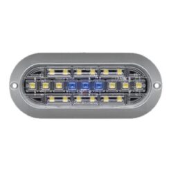 PLAFON 12V/24V ABS/GRIS OVAL 21LED PLANO C/PENUMBRA