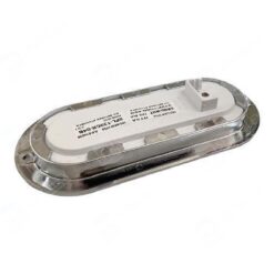 PLAFON 12V/24V OVAL CROM 10LED FIJO BCO