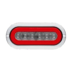 PLAFON 12V/24V OVAL CROM 6LED MULTIF REVERSA