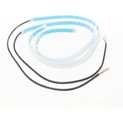 TIRA FLEXIBLE PLASTICA 24V 60CM T/AUDI BCO/AMB (2 PZAS)