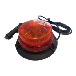 TORRETA 12V/24V REDONDA 9CM ALTO LED AMBAR 24W ATORNILLABLE C/IMAN