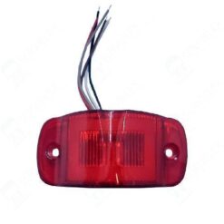 PLAFON 12V/24V CARRITO GEL 8LED ESTROBO ROJO
