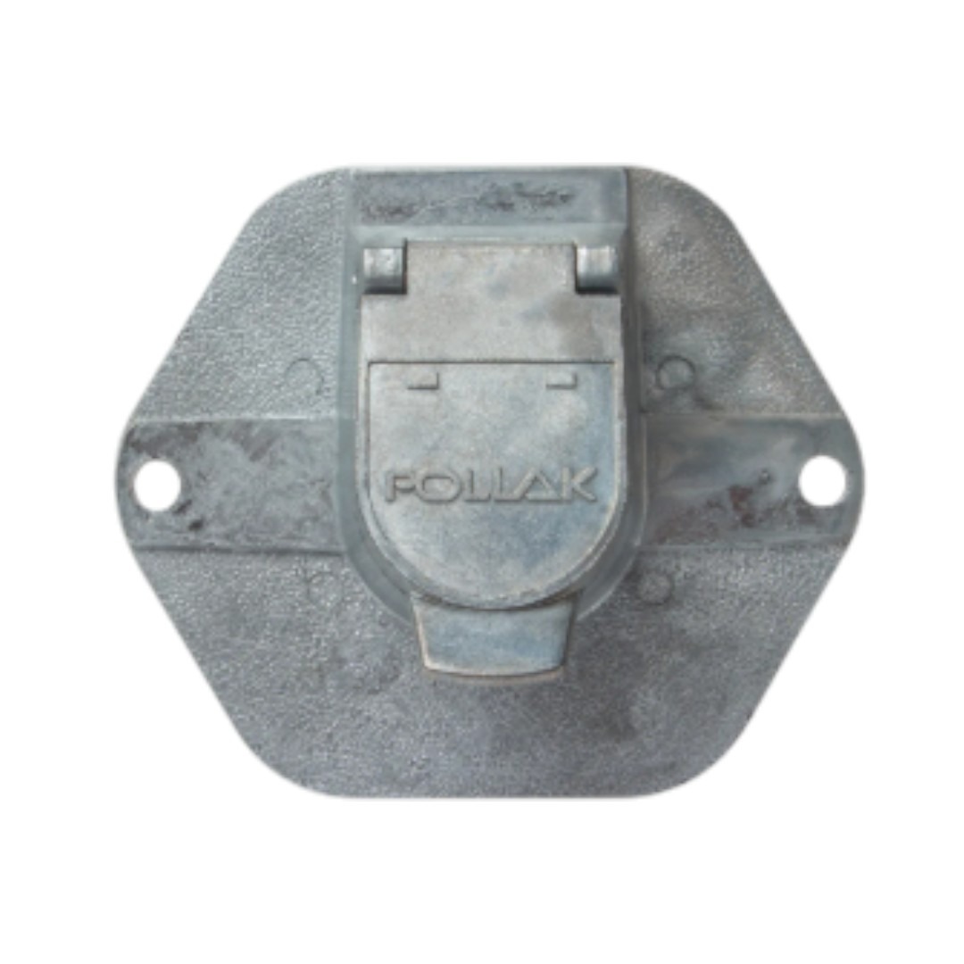 CONECTOR REMOLQUE HEMBRA 7VIAS CON RESISTENCIA POLLAK 11-739