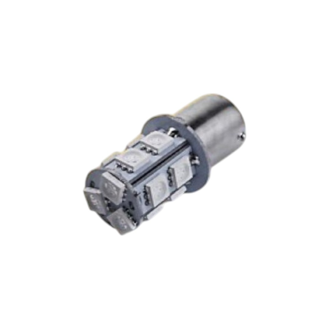 FOCO 12V 1156 1POLO P/PAREJAS 13LED FIJO ROJO