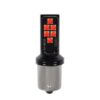 FOCO 12V 1156 1POLO P/PAREJAS 12LED FIJO ROJO