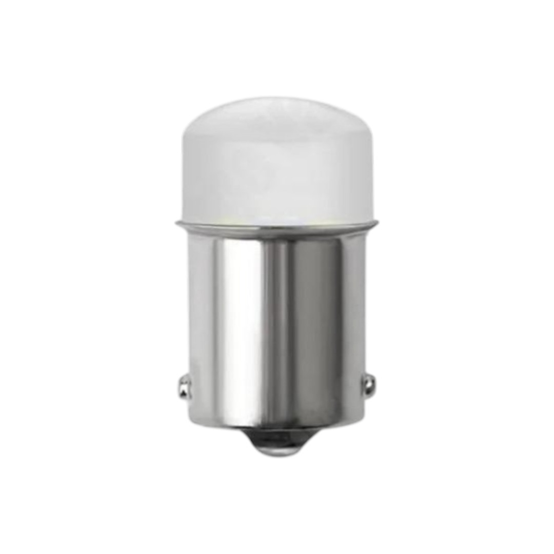 FOCO 12V 1156 1POLO P/PAREJAS OPALINO FIJO BLANCO
