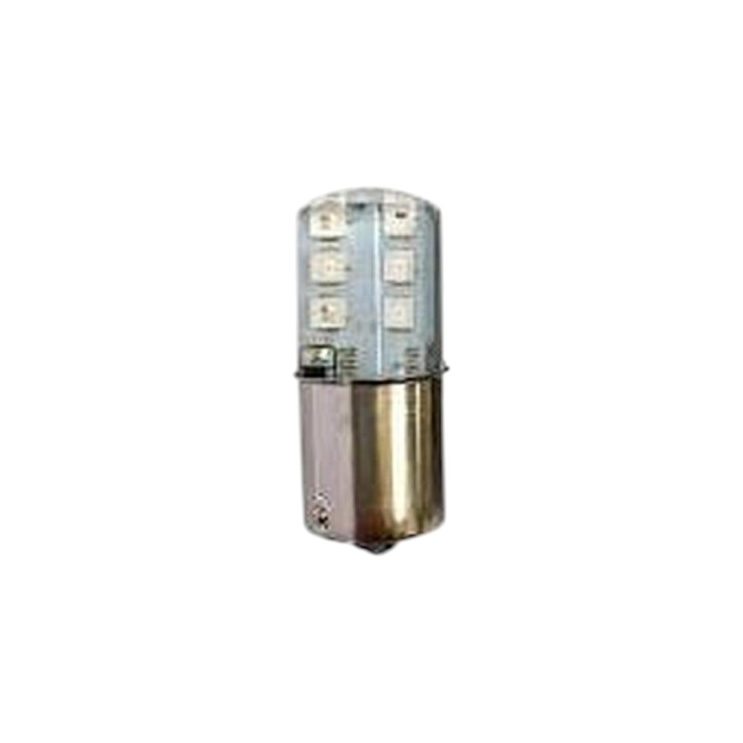 FOCO 12V 1156 1POLO P/PAREJAS SILICON 12LED FIJO AZUL