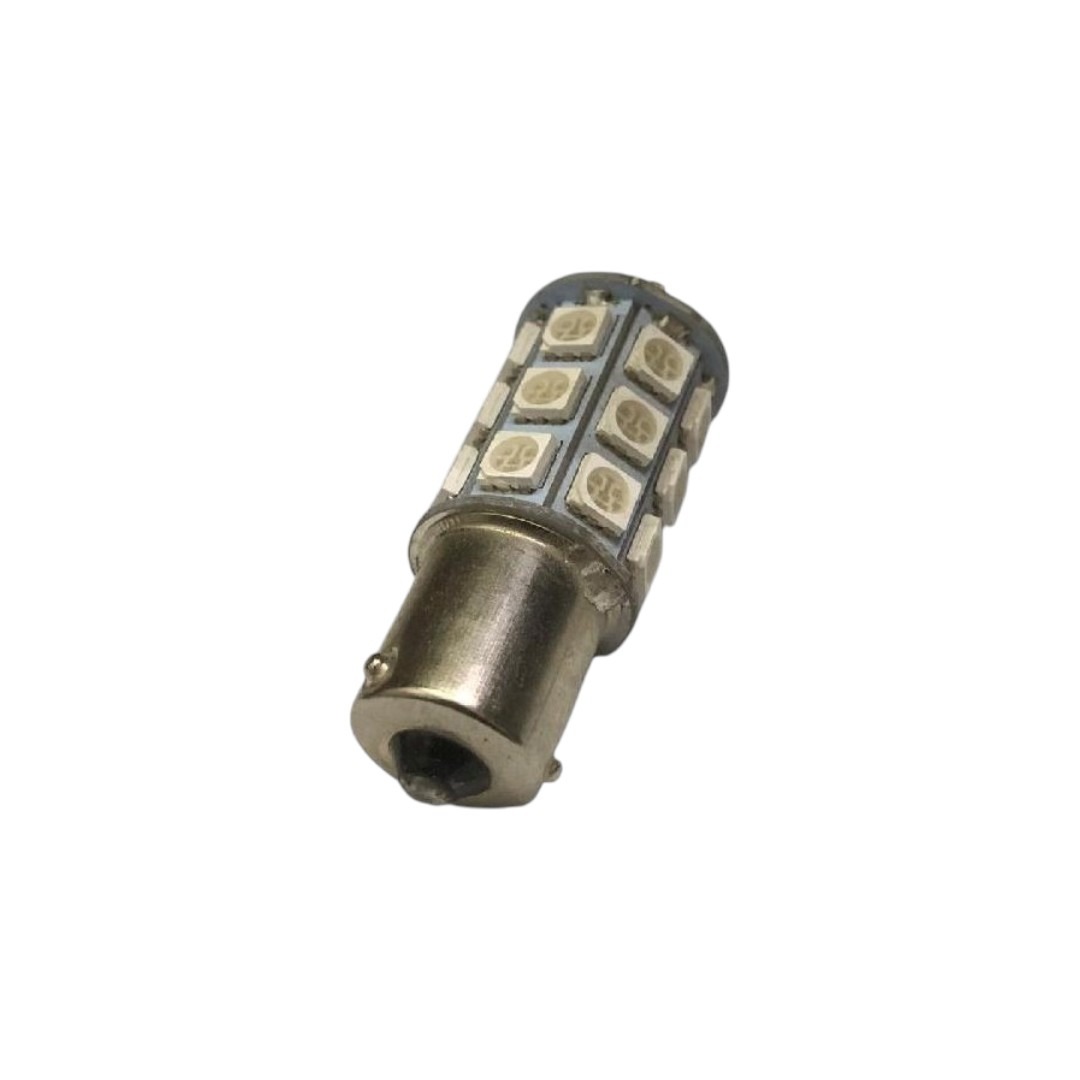 FOCO 12V 1156Y 1POLO P/ESCUADRA 27LED FIJO AMB