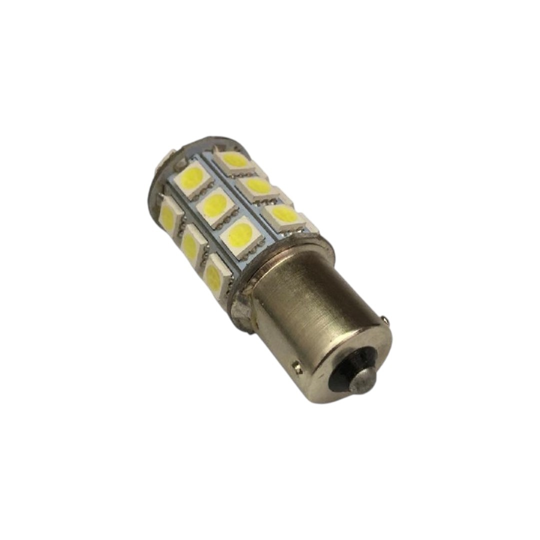 FOCO 12V 1156Y 1POLO P/ESCUADRA 27LED FIJO AZUL