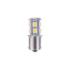FOCO 12V 1156Y 1POLO P/ESCUADRA 13LED FIJO AMBAR