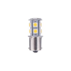 FOCO 12V 1156Y 1POLO P/ESCUADRA 13LED FIJO AMBAR