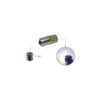 FOCO 12V 1156Y 1POLO P/ESCUADRA SILICON 24LED FIJO BCO