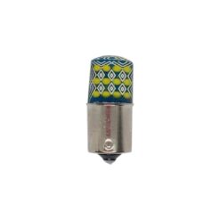 FOCO 12V 1156Y 1POLO P/ESCUADRA SILICON 24LED FIJO BCO