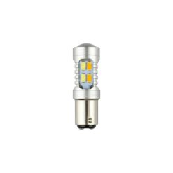 FOCO 12V 1157 2POLOS P/DISPAREJAS 20LED FIJO BICOLOR