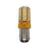 FOCO 12V 1157 2POLOS P/DISPAREJAS SILICON 18LED FIJO BCO