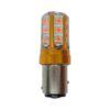 FOCO 12V 1157 2POLOS P/DISPAREJAS SILICON 18LED FIJO ROJO