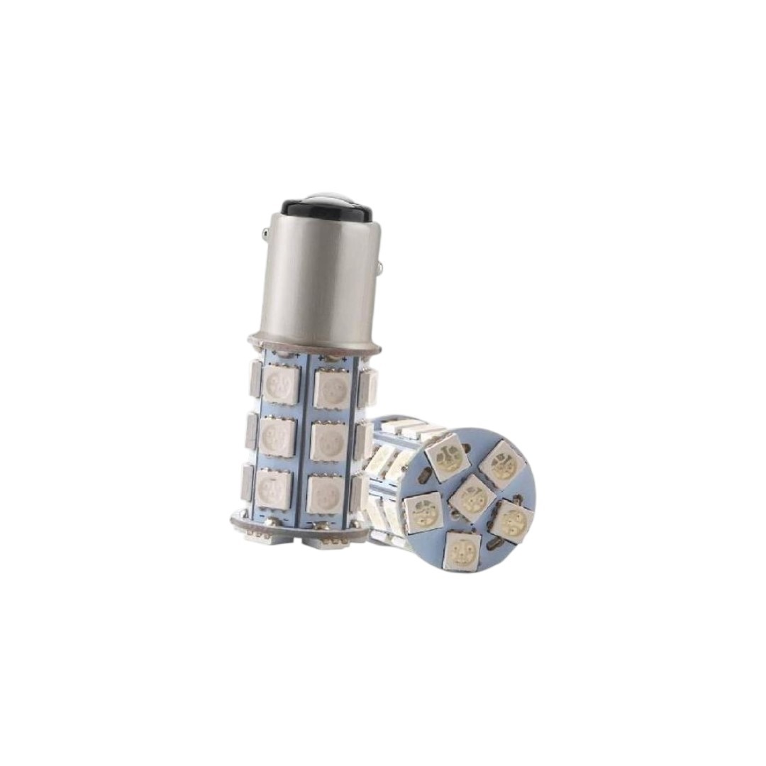 FOCO 12V 1157 2POLOS P/DISPAREJAS 27LED FIJO VDE