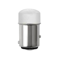 FOCO 12V 1157 2POLOS P/DISPAREJAS OPALINO FIJO BLANCO