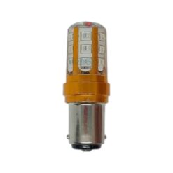 FOCO 12V 1176 2POLOS P/PAREJAS SILICON 18LED FIJO ROJO