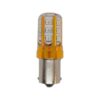 FOCO 12V 1157 2POLOS P/DISPAREJAS SILICON 18LED FIJO AMB