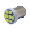 FOCO 12V BA9 PLANO 8LED BLANCO