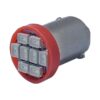 FOCO 12V BA9 PLANO 8LED ROJO
